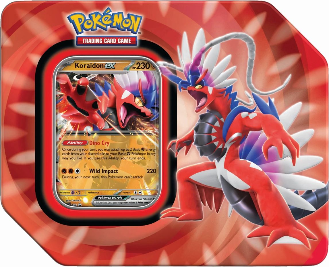 Paldea Legends Tin - Koraidon ex