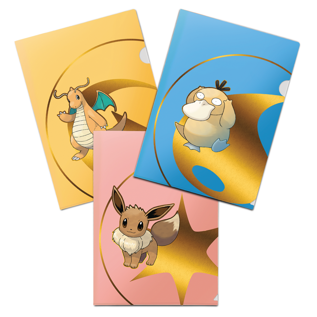 Pokémon Tournament Folios 3 Pack (Psyduck, Eevee, and Dragonite) - Ultra Pro