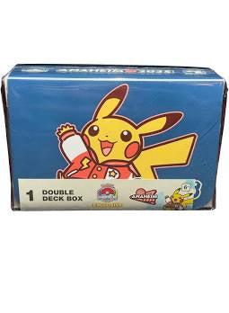 Varsity Pikachu Double Deckbox - Pokemon Center Pokemon Worlds 2025 Exclusive