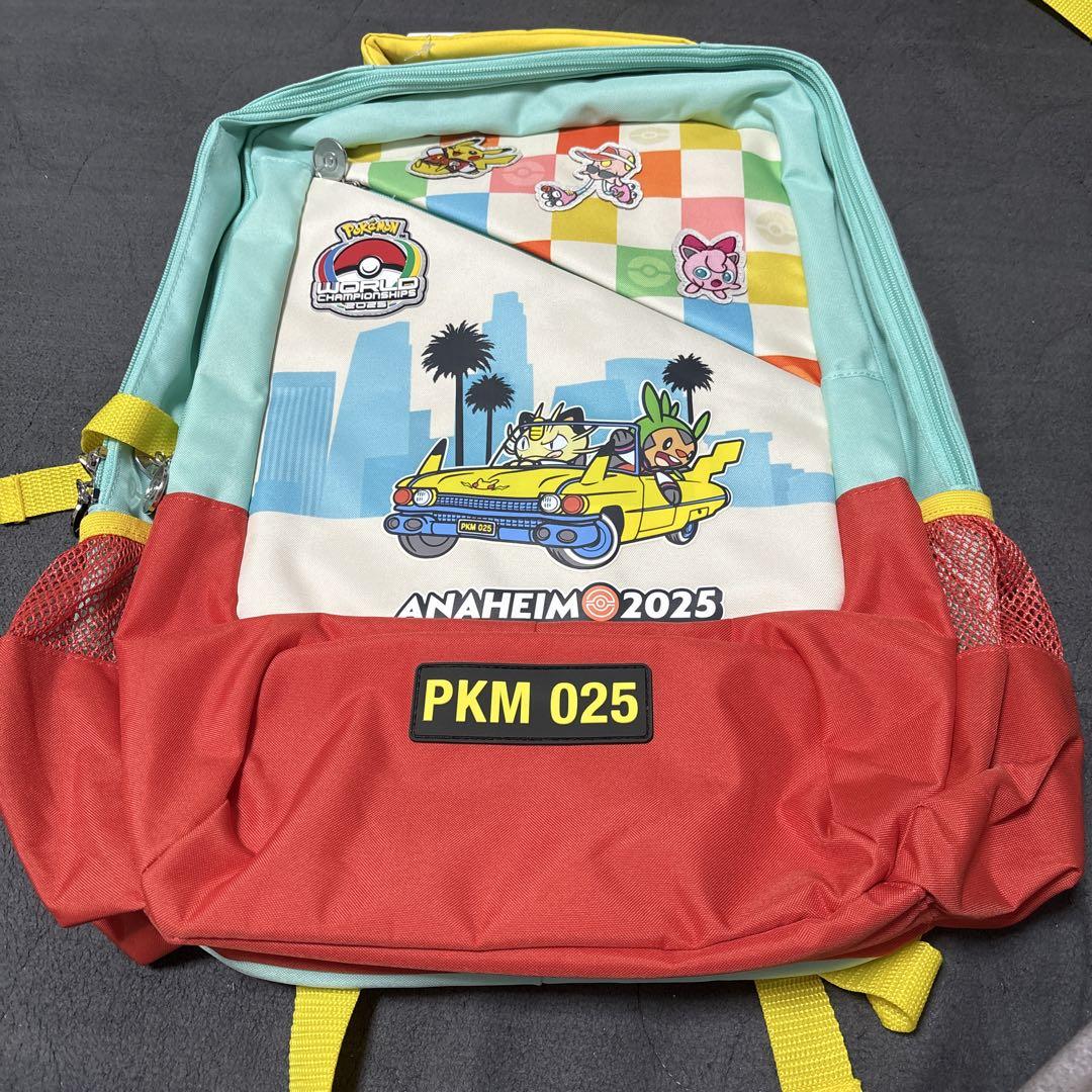 Pikachu Backpack - Pokemon Center Pokemon Worlds 2025 Exclusive