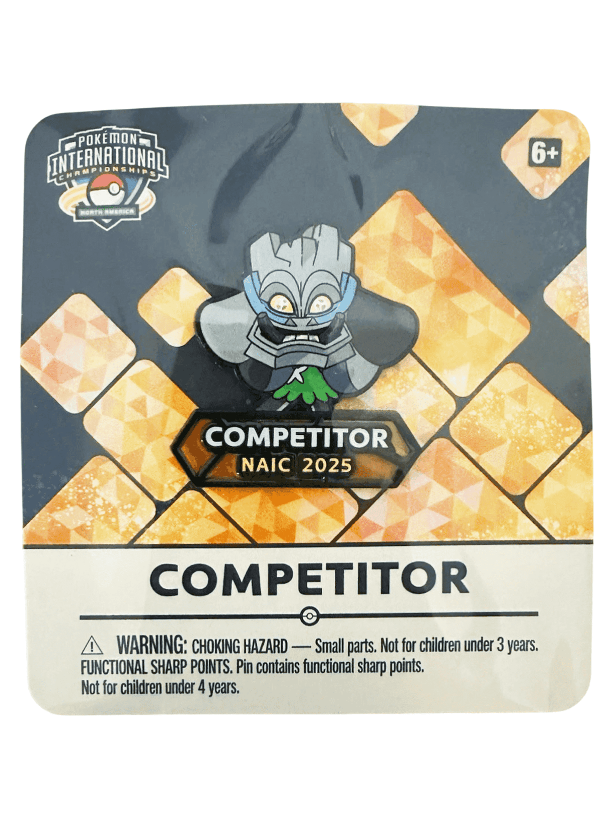 Pokemon 2025 NAIC North America International Championship Competitor Pin Sealed