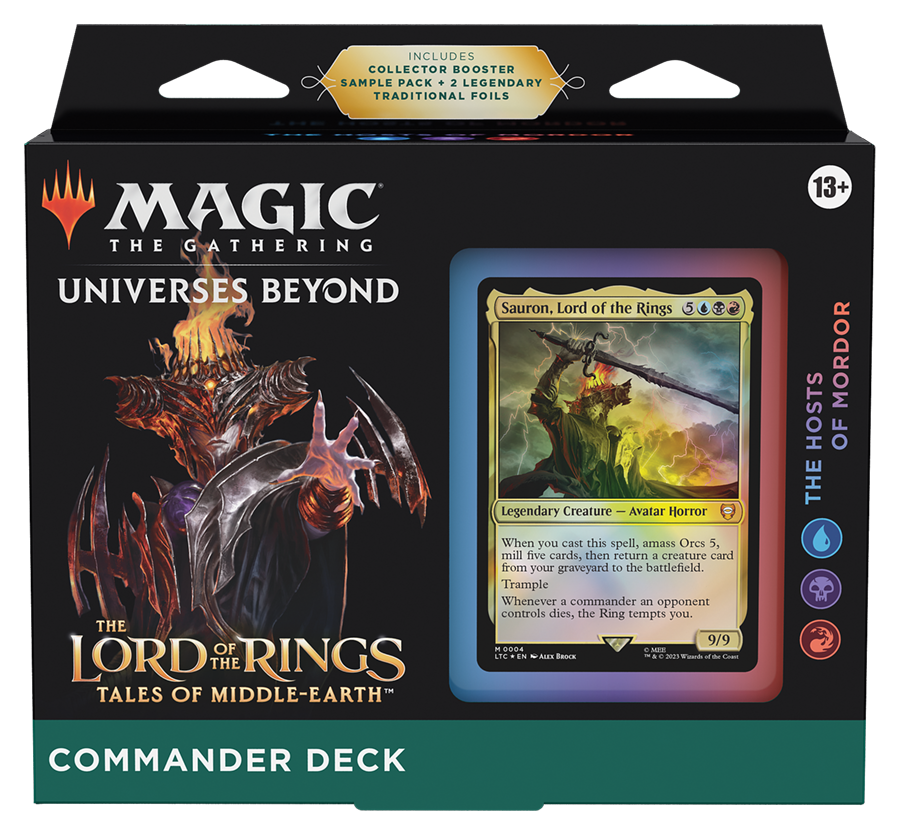The Hosts of Mordor Commander Deck - The Lord of the Rings: Tales of Middle-Earth (LTR)