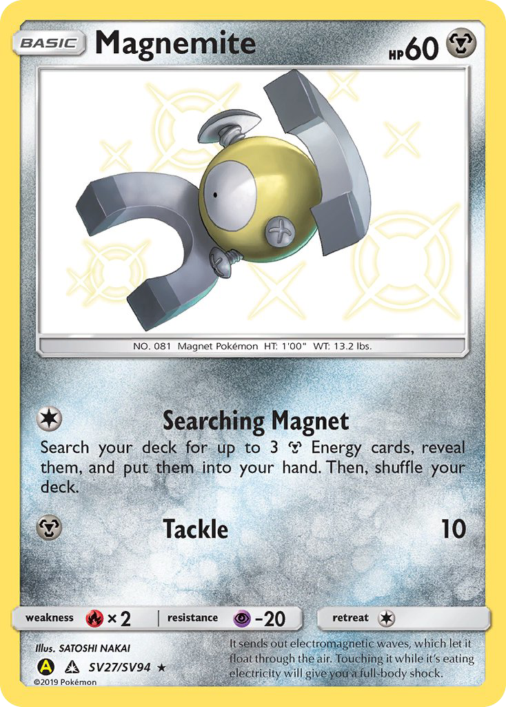 Magnemite (SV27/94) - Hidden Fates Shiny Vault (HIFSV)