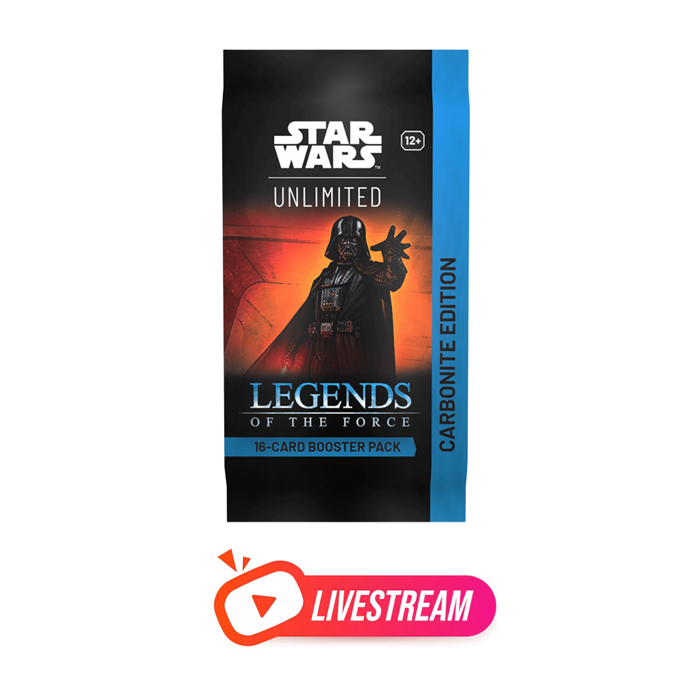 Legends of the Force Carbonite Edition - Booster Pack (Live Stream)