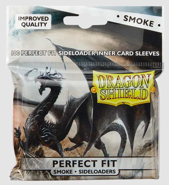 Dragon Shield Sideloading Perfect Fit Sleeves - Smoke (100 Count)