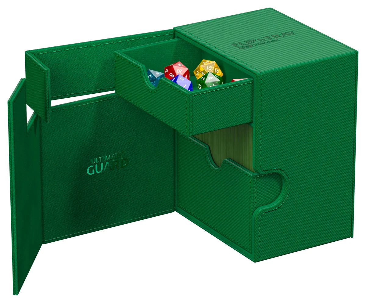 Ultimate Guard FLIP'n'TRAY 133+ Xenoskin - Green