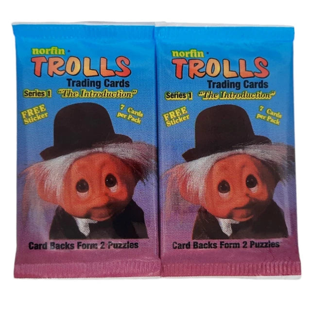 Norfin Troll Doll Vintage Trading Card Pack