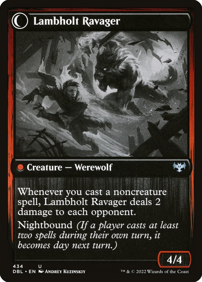 Lambholt Raconteur // Lambholt Ravager (434) - Innistrad: Double Feature (DBL)