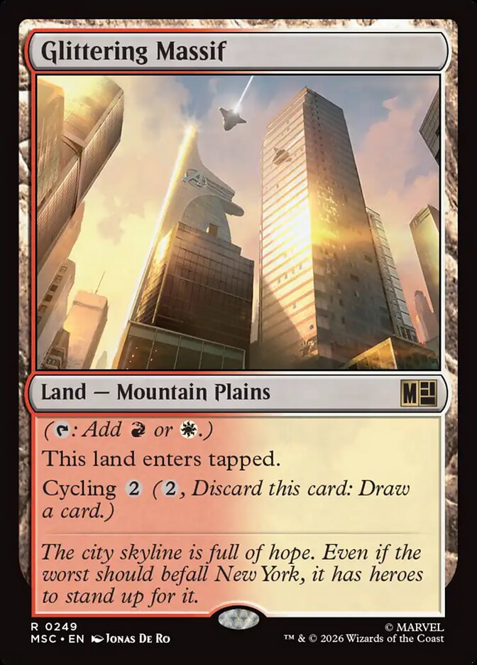 Glittering Massif (249) - Marvel Super Heroes Commander (MSC)