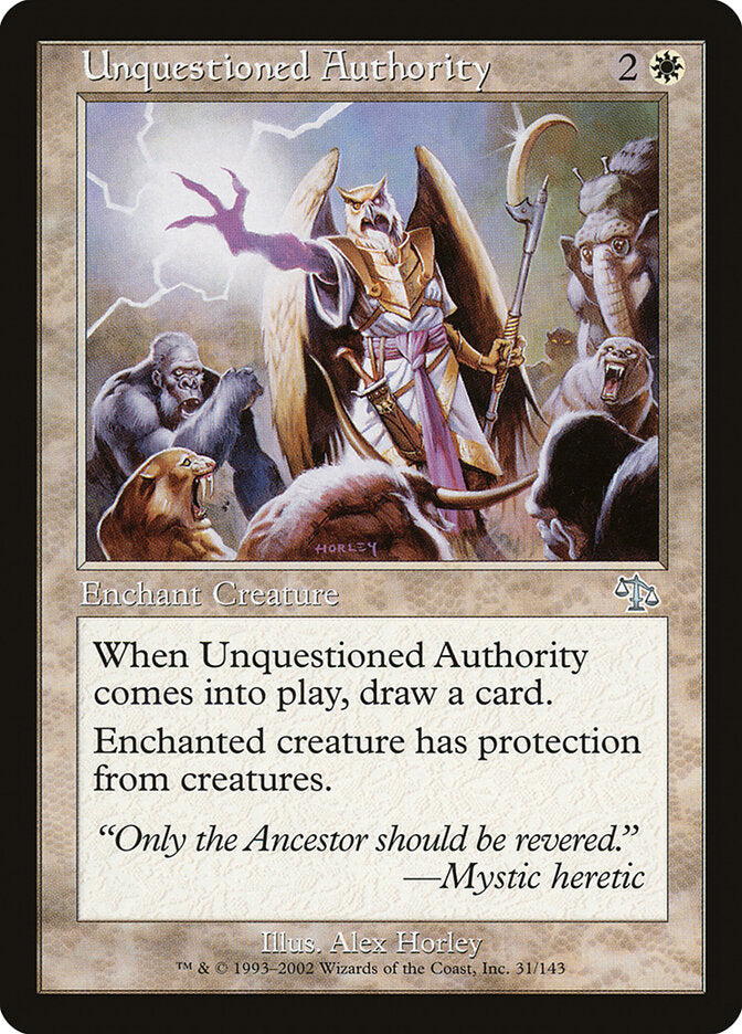 Unquestioned Authority (31) - Judgment (JUD)