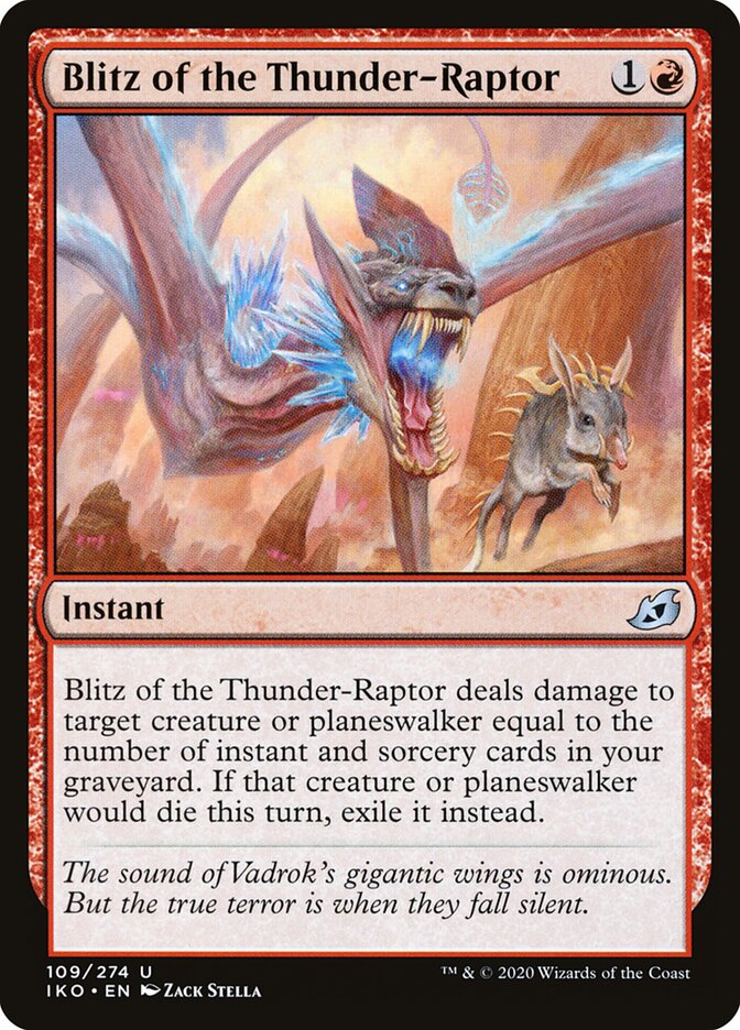 Blitz of the Thunder-Raptor (109) - Ikoria: Lair of Behemoths (IKO)