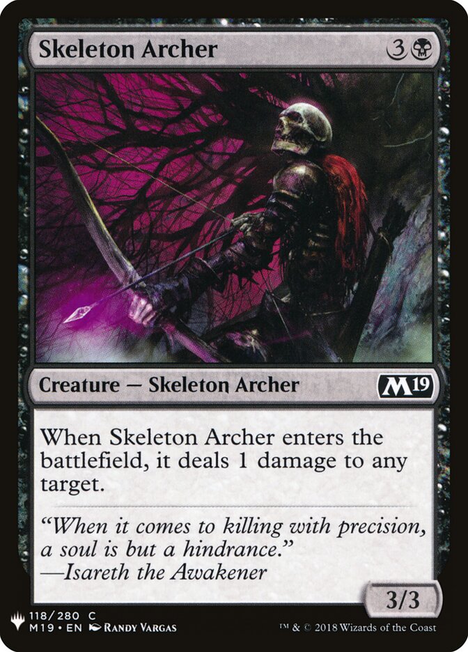 Skeleton Archer (M19-118) - The List (PLST)