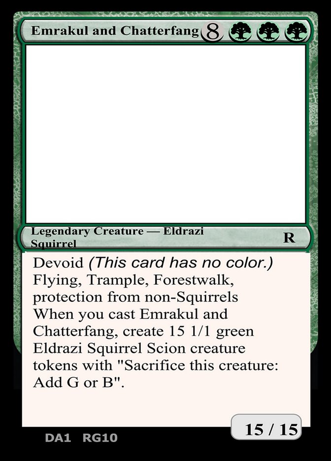Emrakul and Chatterfang (RG10) - Unknown Event (UNK)