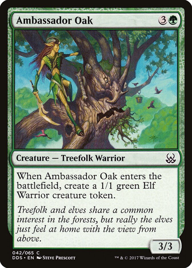 Ambassador Oak (42) - Duel Decks: Mind vs. Might (DDS)
