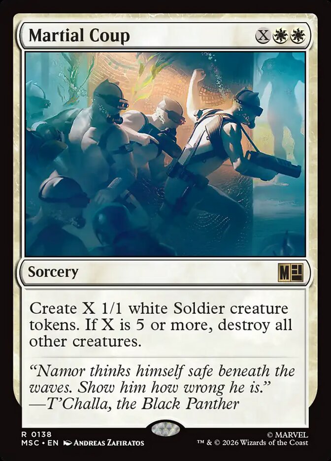 Martial Coup (138) - Marvel Super Heroes Commander (MSC)