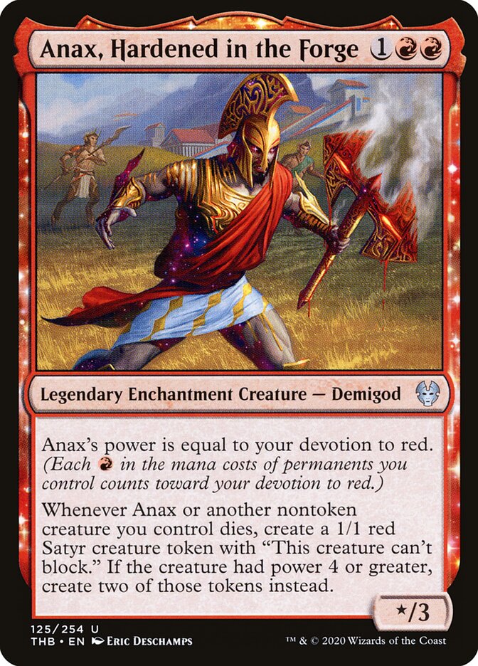 Anax, Hardened in the Forge (125) - Theros Beyond Death (THB)