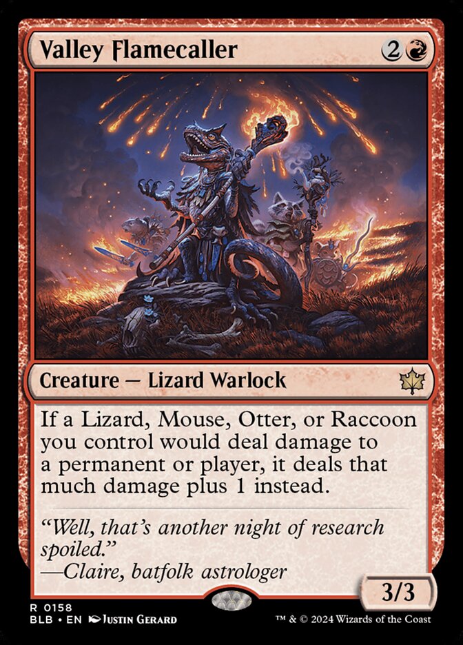 Valley Flamecaller - Bloomburrow (BLB)