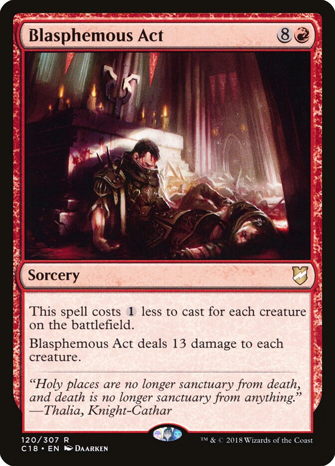 Blasphemous Act (120) - Commander 2018 (C18)