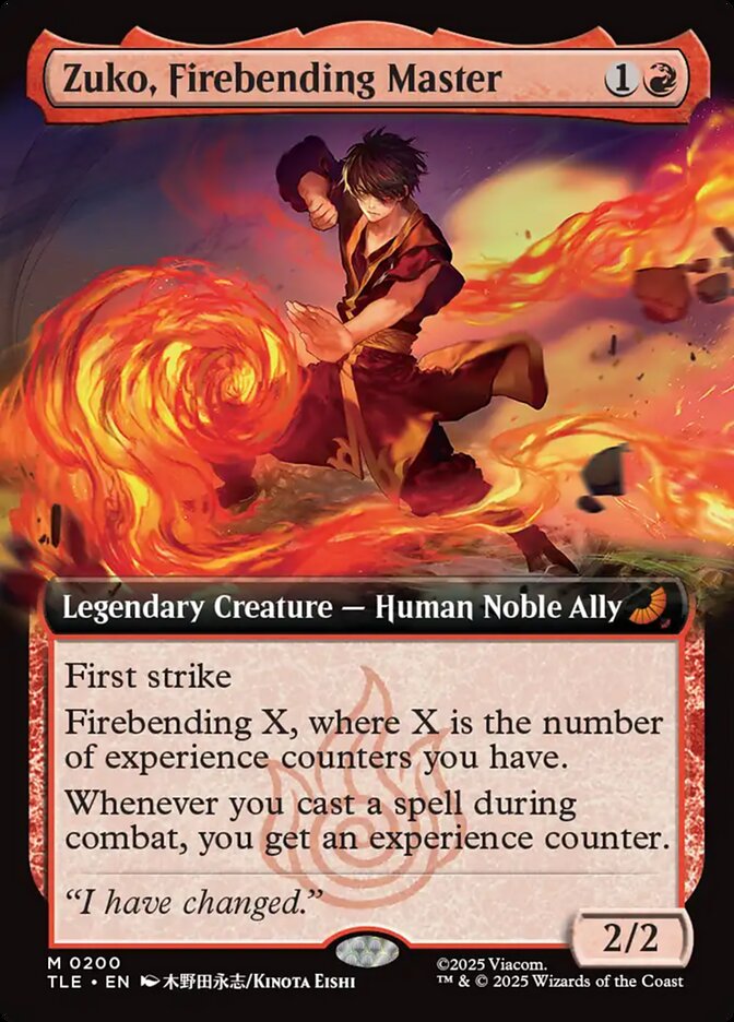 Zuko, Firebending Master (200) - Avatar: The Last Airbender Eternal (TLE)