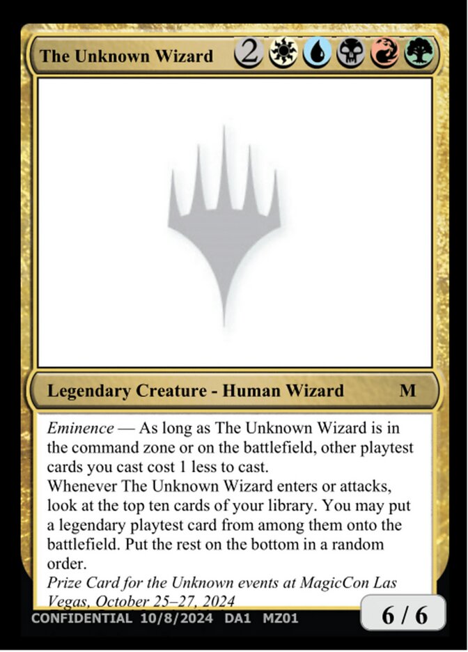 The Unknown Wizard (MZ01) - Unknown Event (UNK)