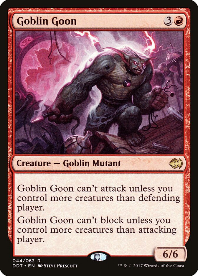 Goblin Goon (44) - Duel Decks: Merfolk vs. Goblins (DDT)