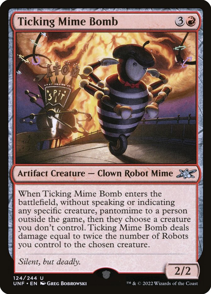 Ticking Mime Bomb (124) - Unfinity (UNF)