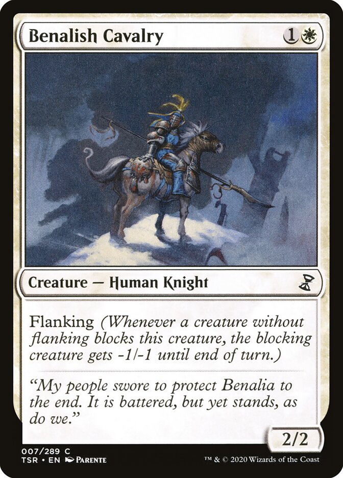 Benalish Cavalry (7) - Time Spiral Remastered (TSR)