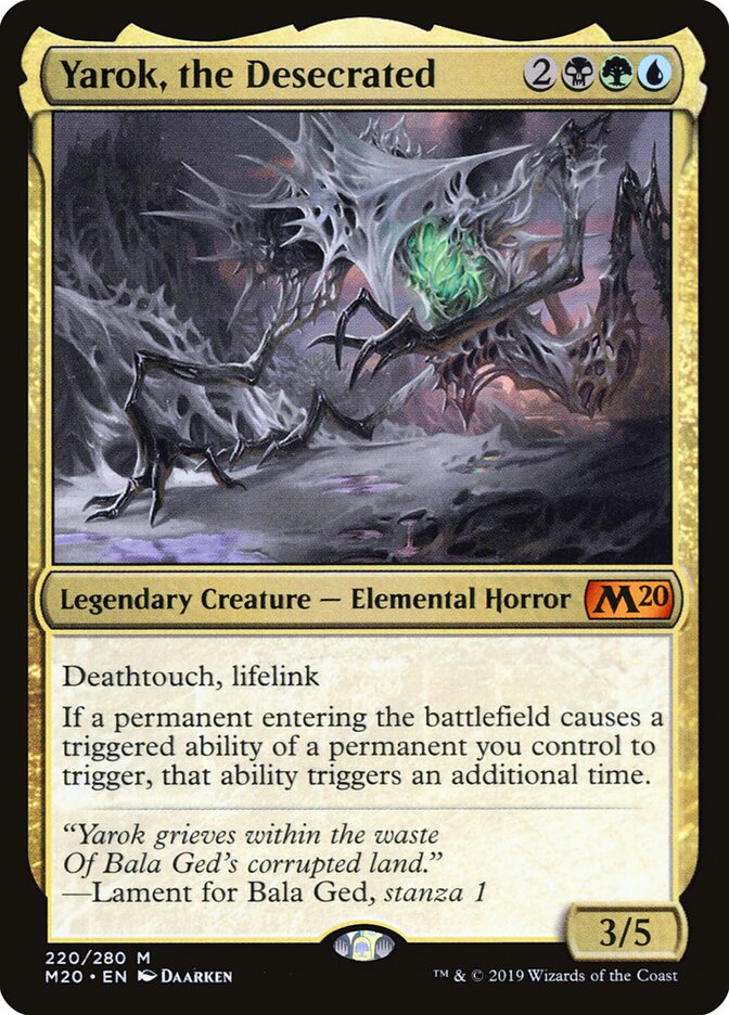 Yarok, the Desecrated (220) - Core Set 2020 (M20)