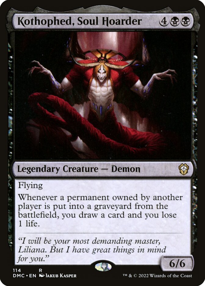 Kothophed, Soul Hoarder (114) - Dominaria United Commander (DMC)
