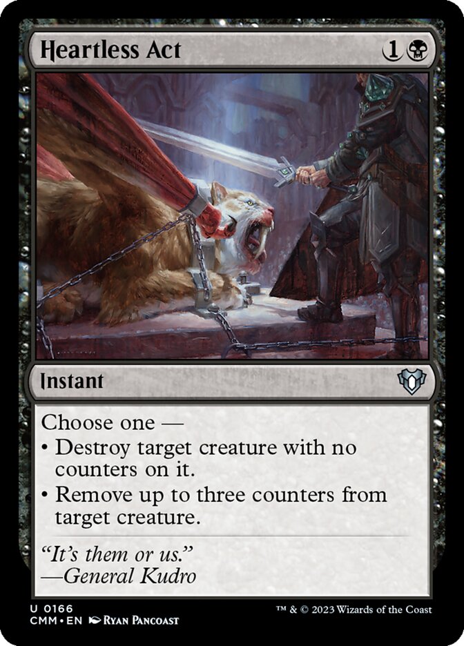 Heartless Act (166) - Commander Masters (CMM)