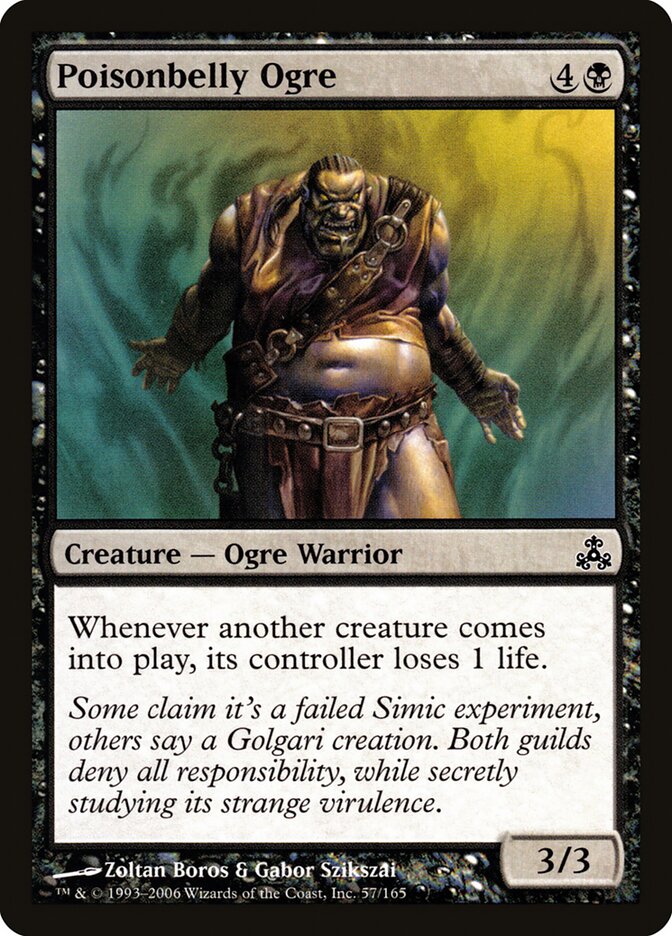 Poisonbelly Ogre (57) - Guildpact (GPT)