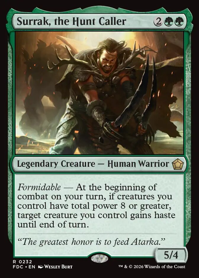 Surrak, the Hunt Caller (232) - Foundations Commander (FDC)