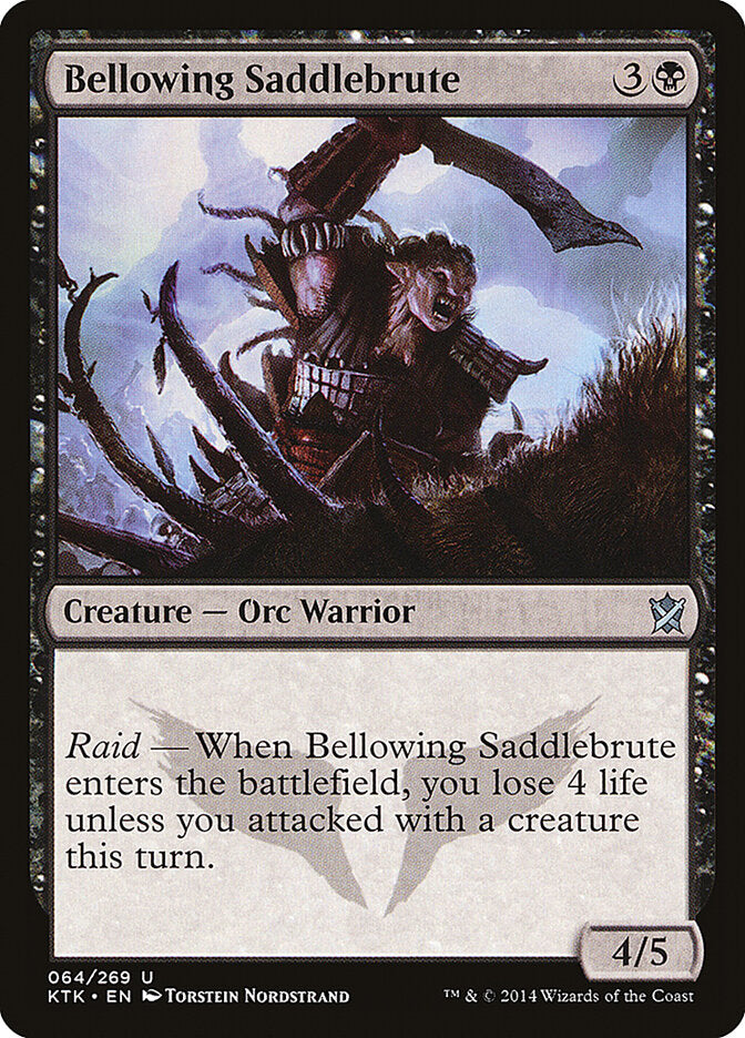 Bellowing Saddlebrute (64) - Khans of Tarkir (KTK)