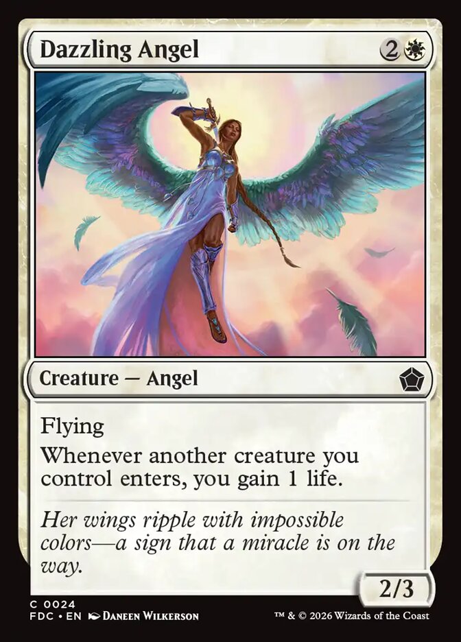 Dazzling Angel (24) - Foundations Commander (FDC)
