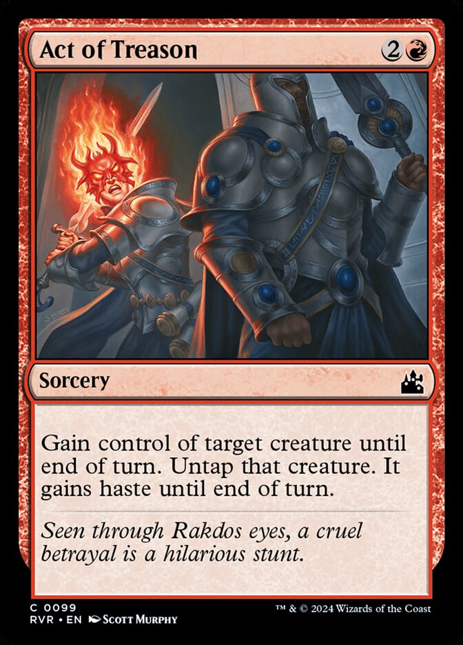 Act of Treason (99) - Ravnica Remastered (RVR)