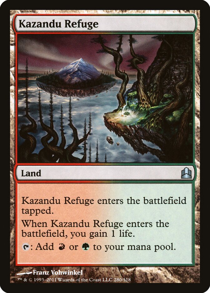 Kazandu Refuge (280) - Commander 2011 (CMD)