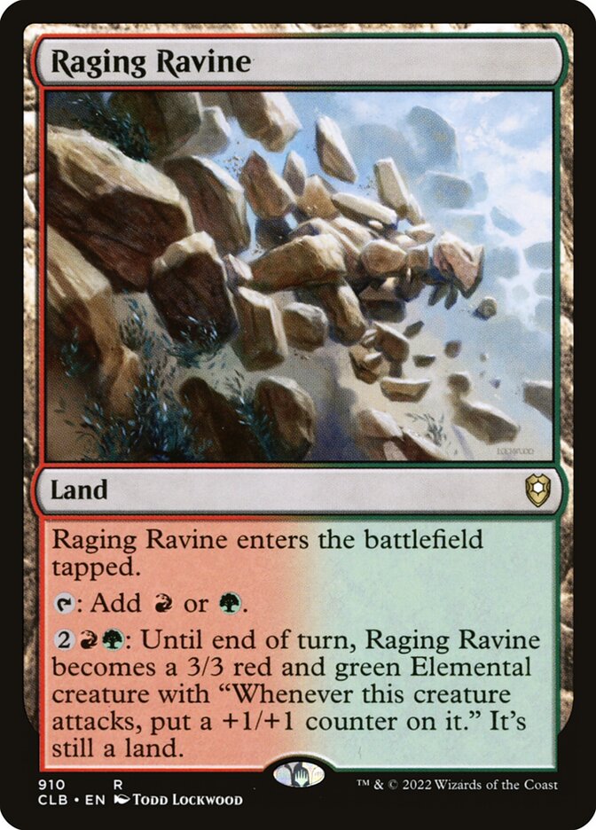Raging Ravine (910) - Commander Legends: Battle for Baldur's Gate (CLB)