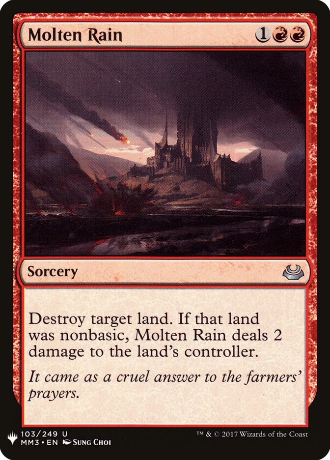 Molten Rain (MM3-103) - The List (PLST)