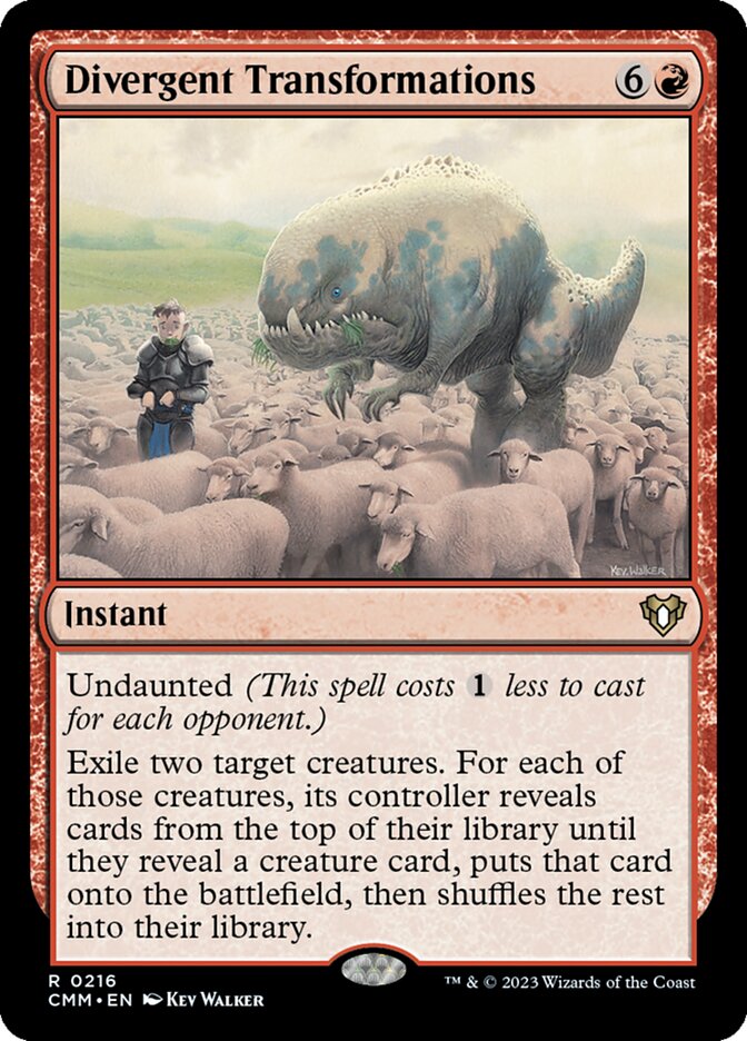 Divergent Transformations (216) - Commander Masters (CMM)