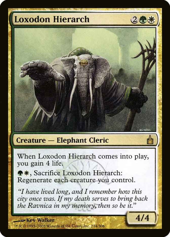 Loxodon Hierarch (214) - Ravnica: City of Guilds (RAV)
