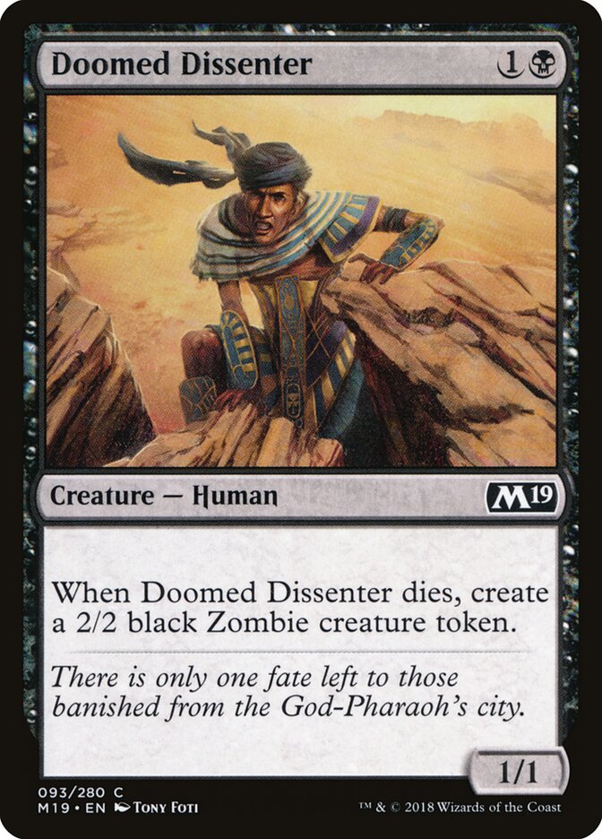Doomed Dissenter (93) - Core Set 2019 (M19)