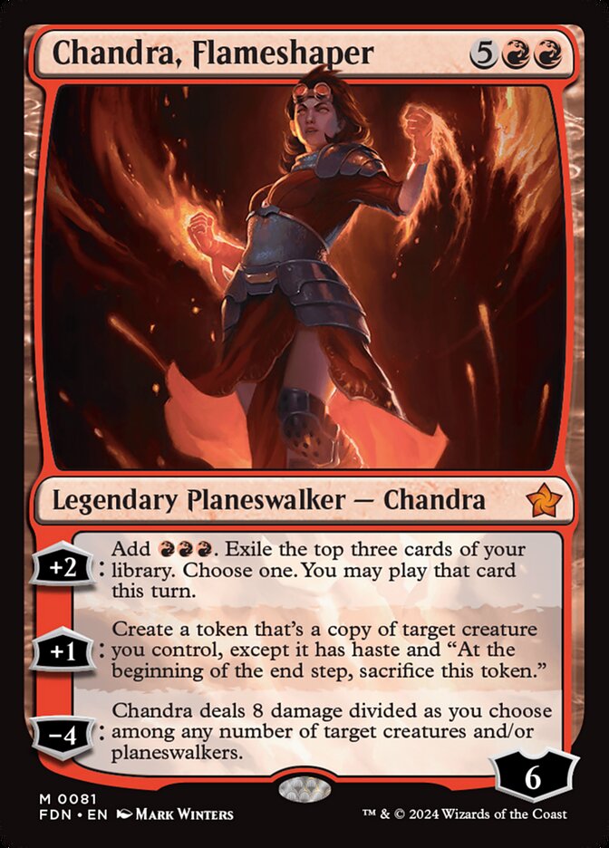 Chandra, Flameshaper (81) - Foundations (FDN)