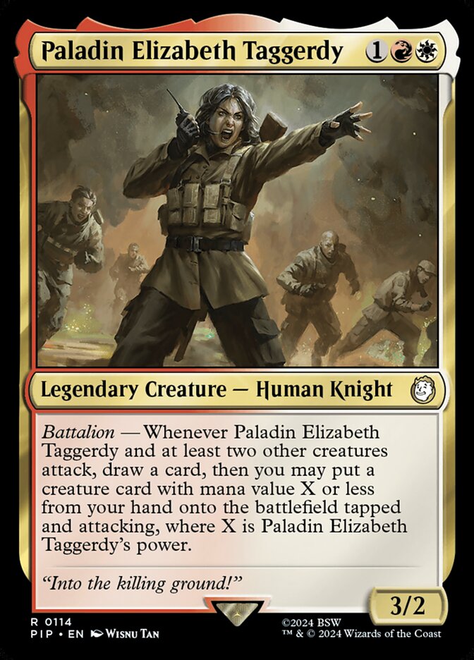 Paladin Elizabeth Taggerdy (114) - Fallout (PIP)