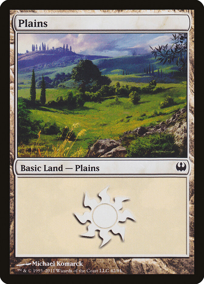 Plains (42) - Duel Decks: Knights vs. Dragons (DDG)