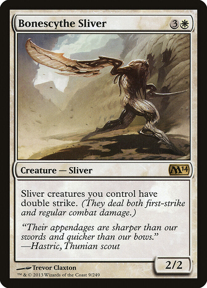 Bonescythe Sliver (9) - Magic 2014 (M14)