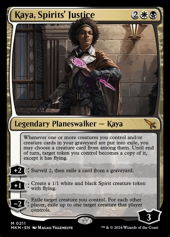 Kaya, Spirits' Justice (211) - Murders at Karlov Manor (MKM)