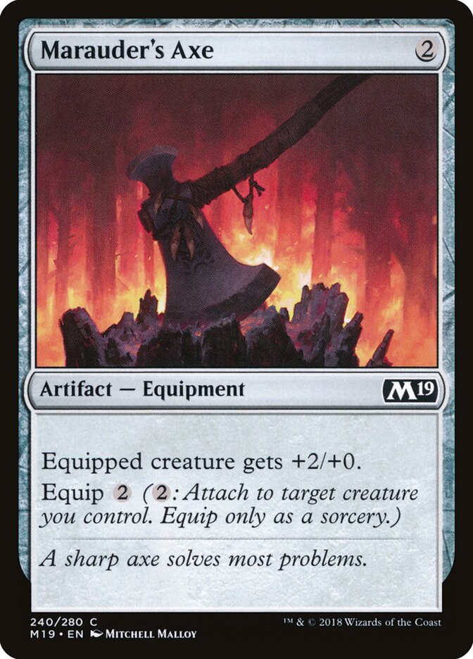 Marauder's Axe (240) - Core Set 2019 (M19)