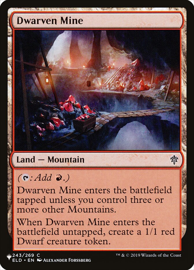 Dwarven Mine (ELD-243) - The List (PLST)