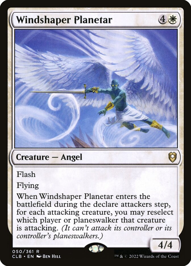 Windshaper Planetar (50) - Commander Legends: Battle for Baldur's Gate (CLB)
