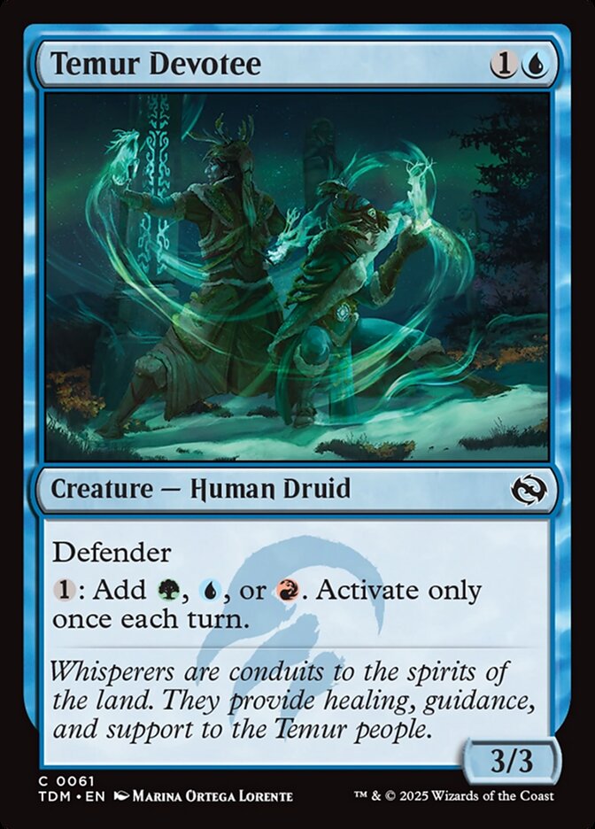 Temur Devotee (61) - Tarkir: Dragonstorm (TDM)
